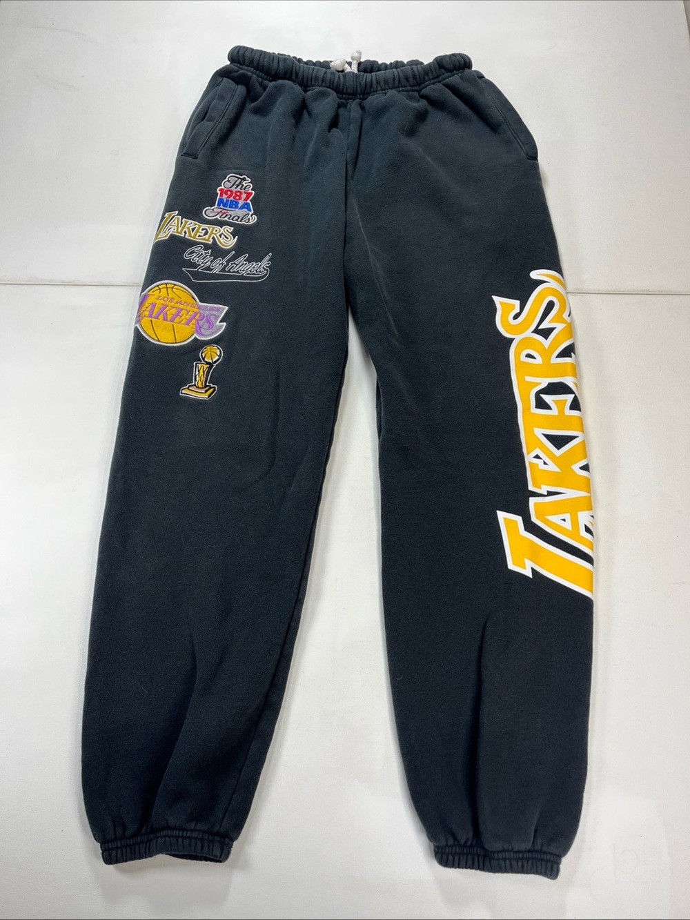 Mitchell & Ness Los Angeles Lakers NBA Champ City Fleece Sweatpants Men’s M